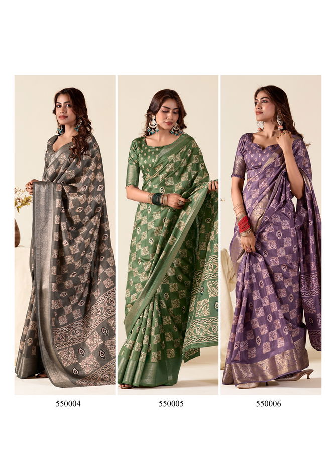 Mul Mul By Rajpath Foil Printed Soft Dola Silk Designer Saree Suppliers In India